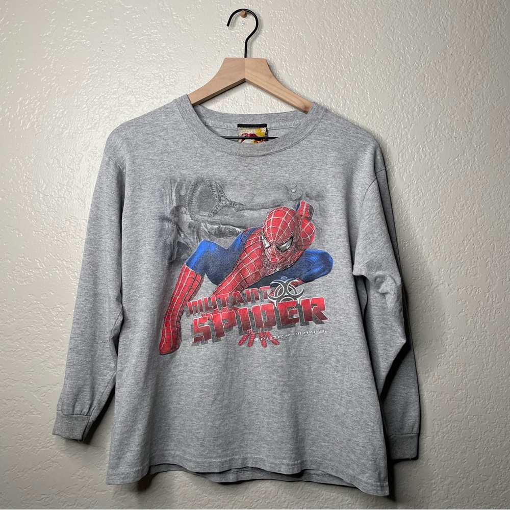 Marvel 2004 Spider-Man 2 Movie Promo Long Sleeve T-Shirt Youth Boys - Picture 2 of 13
